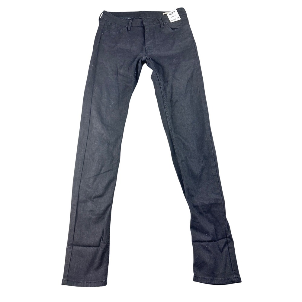 Reiko Jeans Women 26 Black Nelly Skinny Denim Stretch Everyday Streetwear Urban